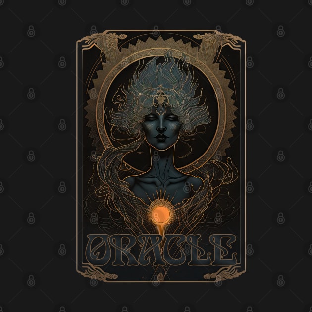 Oracle - Ancient Witch of Prophecy Art Nouveau by AltrusianGrace