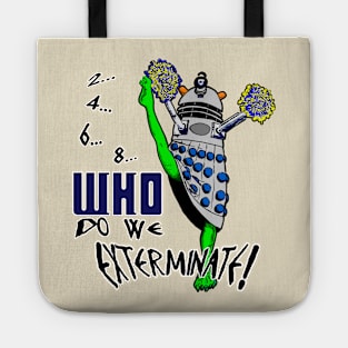 2-4-6-8,WHO do we exterminate - 2020 version - Grey +Black Border Tote