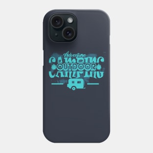 outdoor adventure camping with friends Phone Case