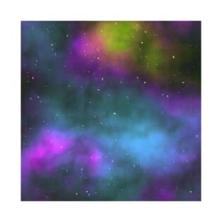 Colorful space background T-Shirt