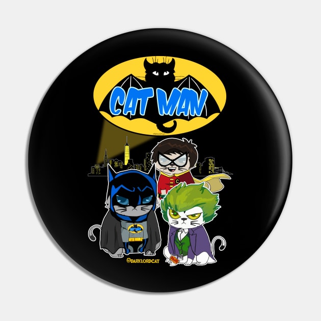 Catman Pin by darklordpug