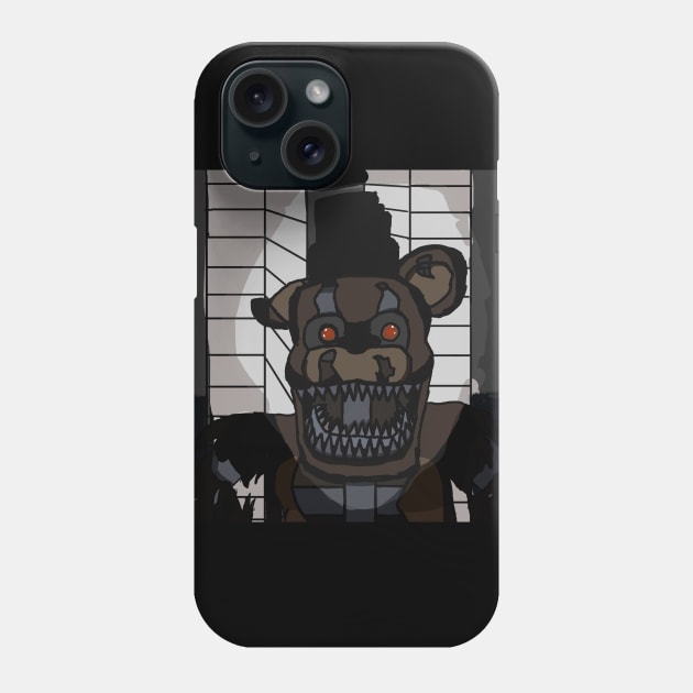 Nightmare Freddy Jumpscare - Nightmare Freddy - Sticker