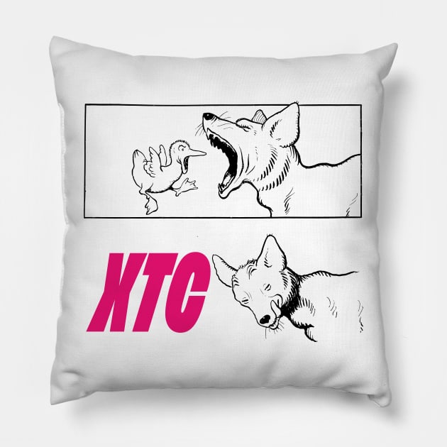 XTC •• Original Style Fan Artwork Pillow by unknown_pleasures