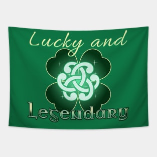 Lucky and Legendary Clover Tapestry