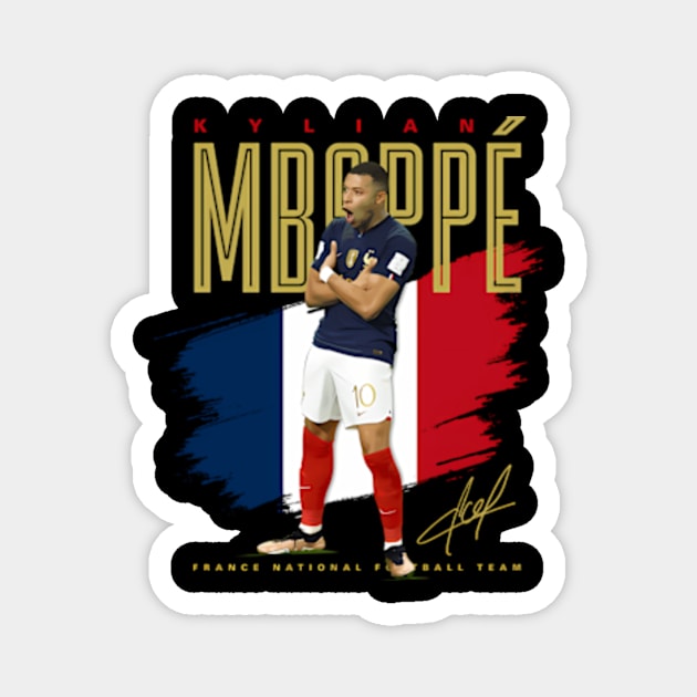 Kylian Mbappe Celly Magnet by caravalo