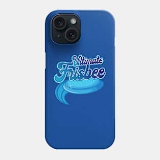 Ultimate Frisbee Blue Disc Phone Case