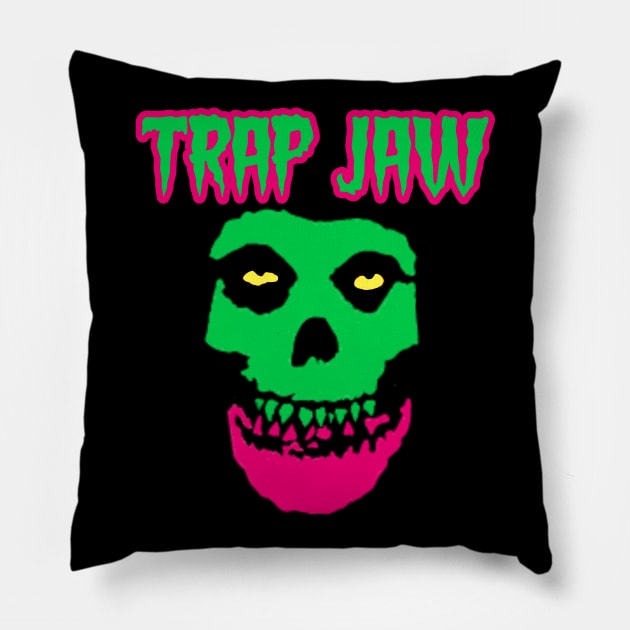 Trap Jaw - Masters of the Universe Pillow by MySideOfTheLaundryRoom