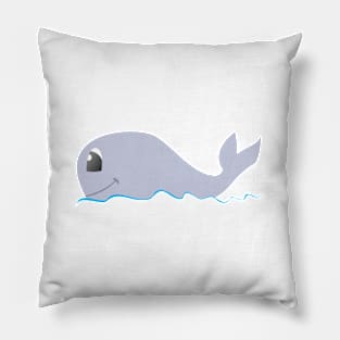 Happy Whale Pillow