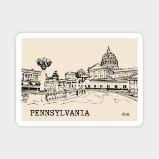 Pennsylvania State USA Magnet
