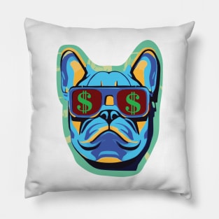 MoneyBag Frenchie Pillow