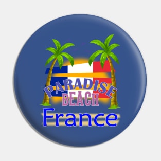 Paradise Beach France Vacation Holidays Pin
