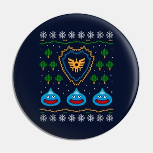 Slime Ugly Christmas Sweater Pin