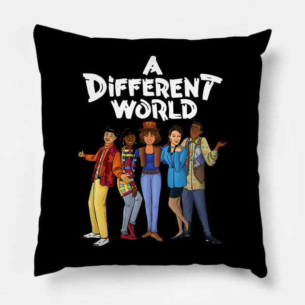 A different world white style Pillow by Jendralsambo