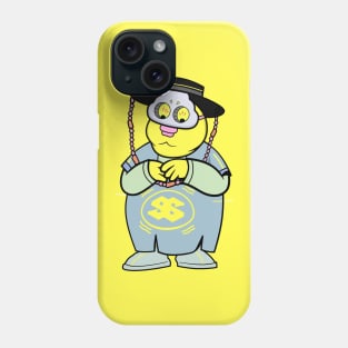 Cute korean traditional styled fat boy cartoon figure illustration Phone Case