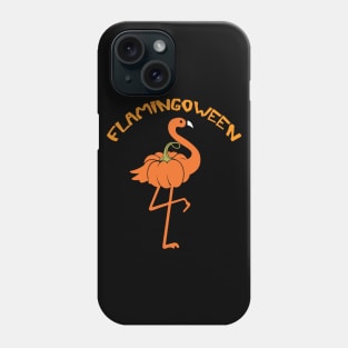 Flamingo funny halloween flamingoween pumkin casual Phone Case