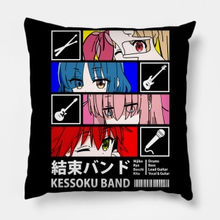 Kessoku Band Line Up Pillow