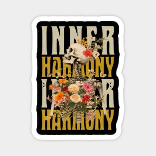 Inner Harmony - Yoga Skeleton Magnet