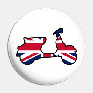 Union Jack Scooter Pin