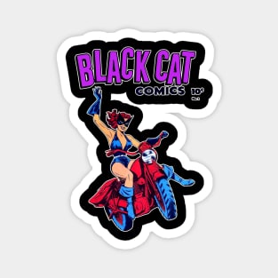 The Black Cat Rides Again! Magnet