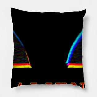 ALIEN glitch eyes Pillow