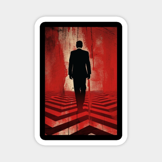 Twin Peaks - Walk With Me Magnet by Null Forge