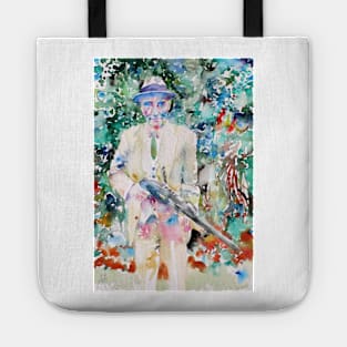 WILLIAM S. BURROUGHS watercolor portrait .2 Tote