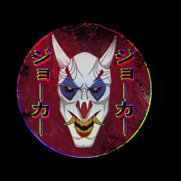 Joker oni mask by DarkMindD