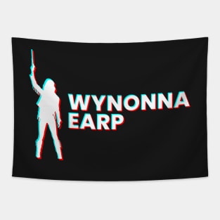 Wynonna Earp Retro Glitch Tapestry