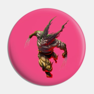 Jumping wolverine Pin