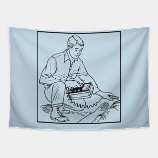 Radionuclides for Fun and Profit! Geiger Counter Radioactive Probe Tapestry