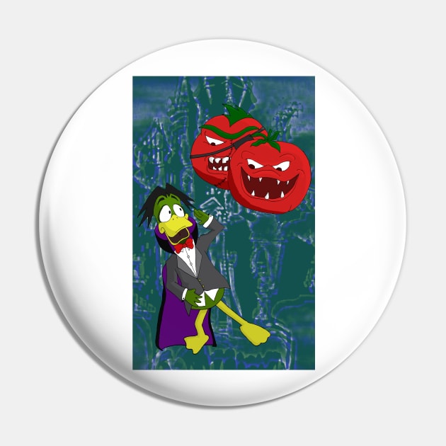 Duckula Killer Tomatoes Pin by Uglyfacestories