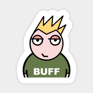 Buff big and beefy Magnet