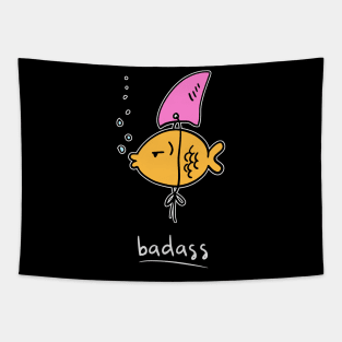 Badass Goldfish Tapestry