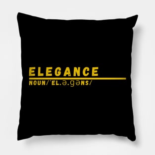 Word Elegance Pillow