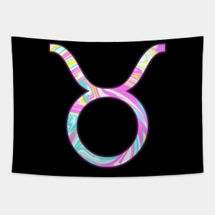 PSYCHDELIC TAURUS Tapestry