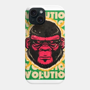 funny monkey evolution Phone Case