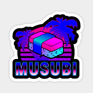 Musubi 80s 90s Retro Hawaiian Magnet