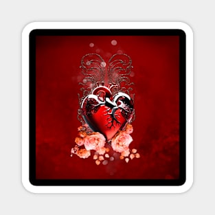 Wonderful heart made of chrystal Magnet