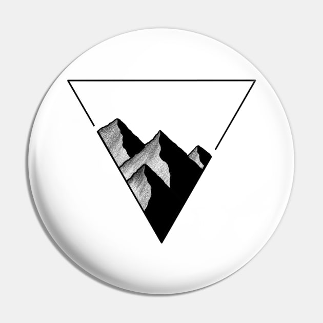 Lonely Mountains Pin by jy ink