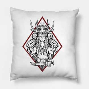 shaman viking heilung Pillow