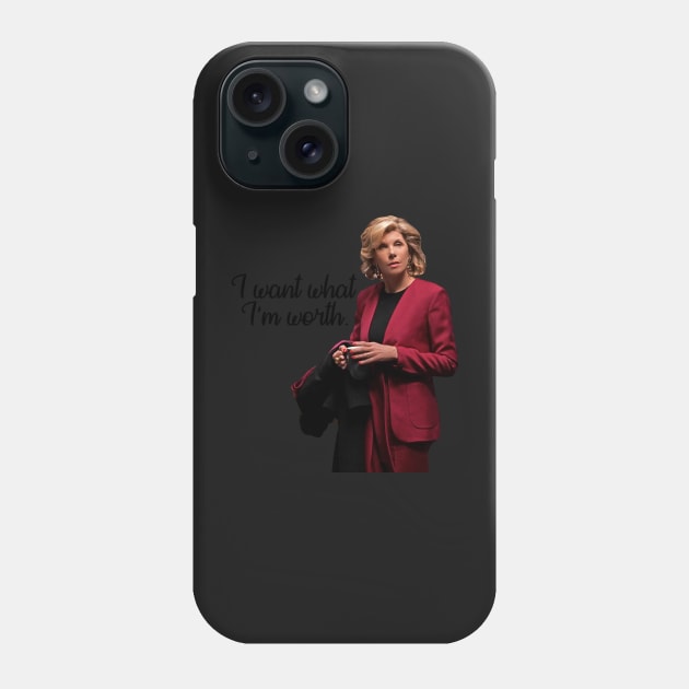 Diane Lockhart Worth Phone Case by baranskini