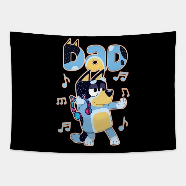 Dad Dance Style Tapestry by USA.DEMOCRACY