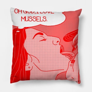 OMG Mussels Pillow