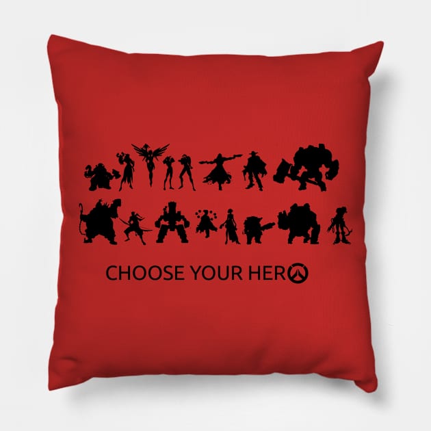 Choose your Hero Pillow by EagleFlyFree