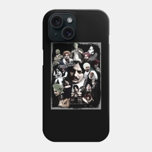 Sidhu Moosewala collage Phone Case