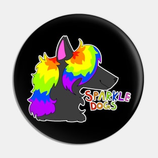 Sparkle dog Pin