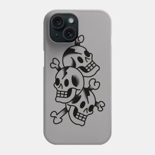 Pile of skulls Phone Case