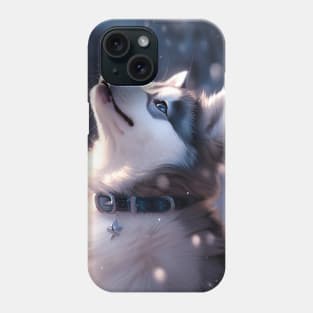 Wondering Pomsky Phone Case