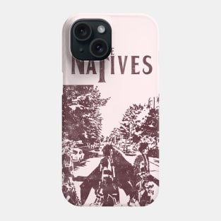 The Natives Abbey Road Design. Dark Print Phone Case