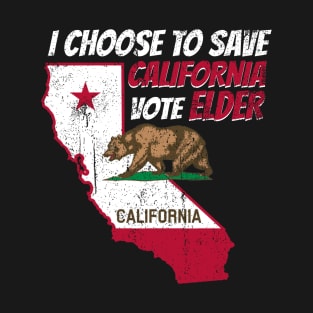 i choose to save California Vote Elder T-Shirt